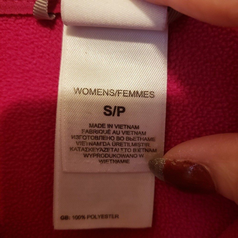North Face Women's Pink Full Zip Fleece Lined Jacket Size Small - Picture 4 of 11